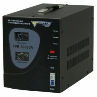 Стабилизатор напряжения однофазный FORTE TVR-3000VA